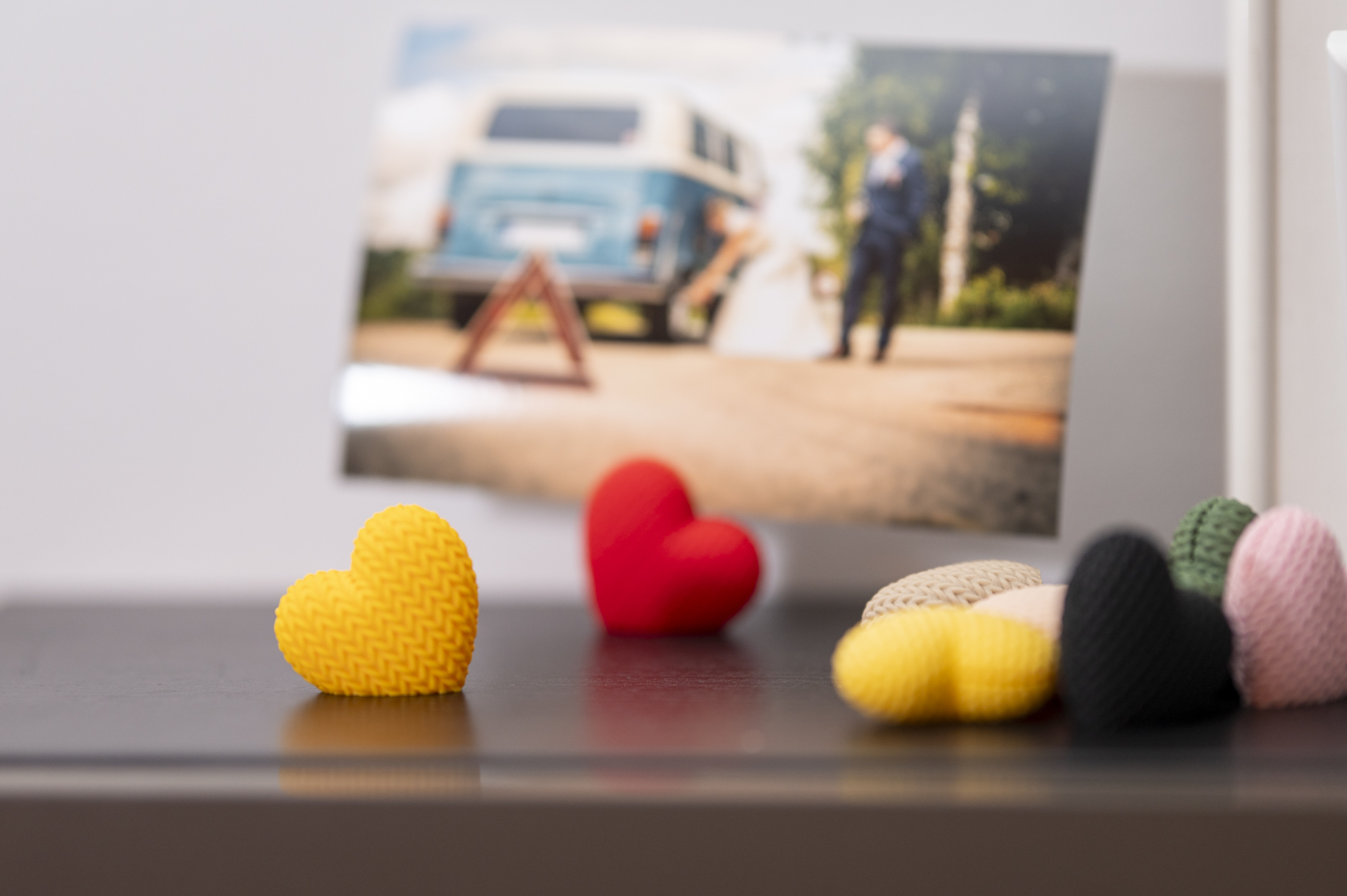 Herz Fotoständer 2er Set – Bild 3