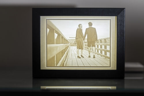 Lithophanie Leuchtbild 10x14 cm mit Wunschmotiv